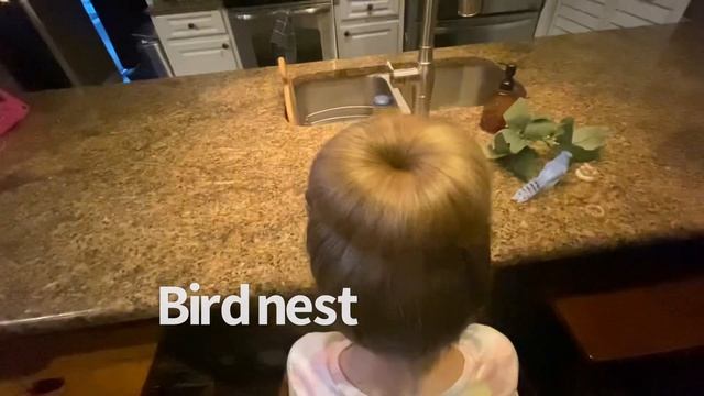 Crazy Hair Day! | How To Do A Bird Nest Hair Style смотреть онлайн