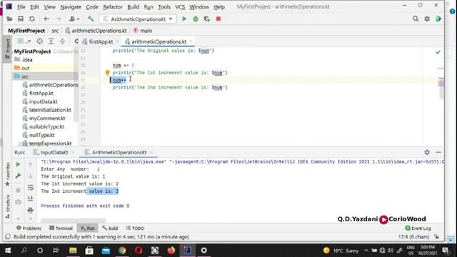 Increment & Decrement Operators in Kotlin | Learn Kotlin | CorioWood смотреть онлайн