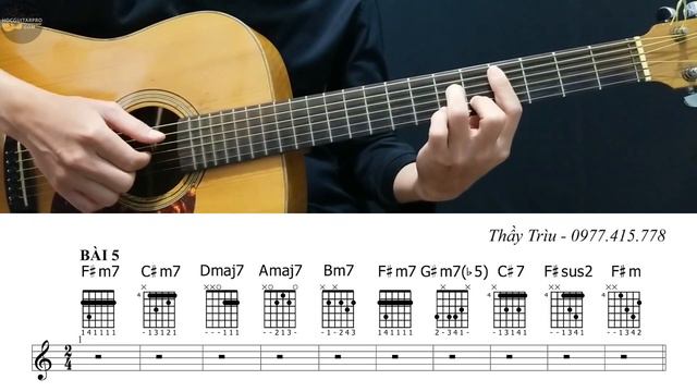 BÀI 4: HỢP ÂM MÀU GIỌNG LA TRƯỞNG & FA THĂNG THỨ [Khóa học Guitar đệm hát nâng cao 1] смотреть онлайн