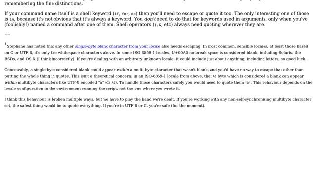 Unix & Linux: What characters are required to be escaped in command line arguments? (3 Solutions!!) смотреть онлайн