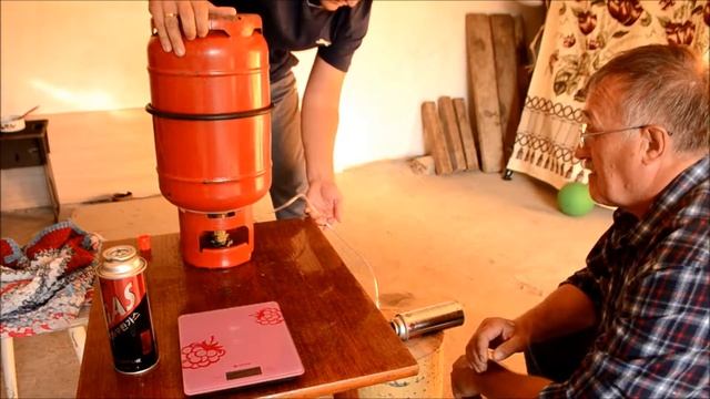 Как заправить газовый балончик смотреть онлайн