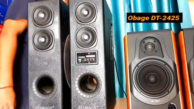 Obage DT-2425 DUAL Tower Speakers VS F&D R60BT BATTLE GROUND (LET'S SEE WHO IS THE BEAST)