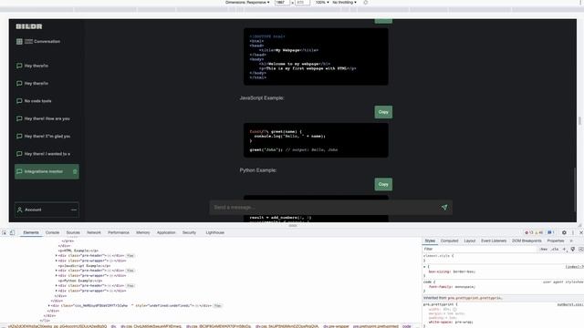 BildrBot Template | Messages Page смотреть онлайн