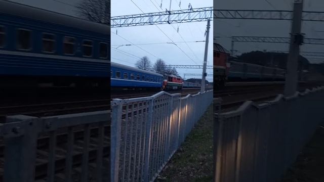 Поезд тэп70-0727 Гродно-Минск ст.ратомка БЧ #минск #train #бч #тэп70 смотреть онлайн