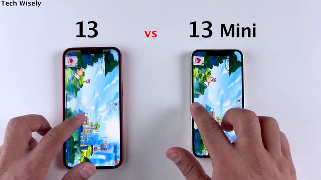 iPhone 13 vs 13 Mini SPEED TEST смотреть онлайн