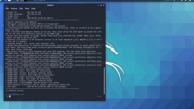 Scan web server for any vulnerabilities with Nikto - XVWA смотреть онлайн