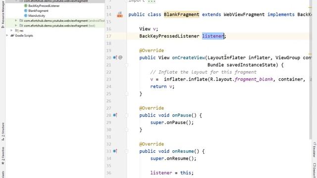 OnBackPressed Interface in Fragment. android java bangla tutorial смотреть онлайн