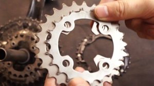 Как поменять передние звезды на системе велосипеда