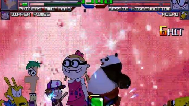 MUGEN REQUEST 65 PHINEAS/DIPPER/SPONGEBOB/SWAYSWAY VS BESSIE/ROCKO/PO/DORA смотреть онлайн