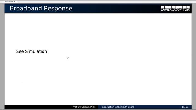 Lecture07: Impedance Matching with the Smith Chart смотреть онлайн