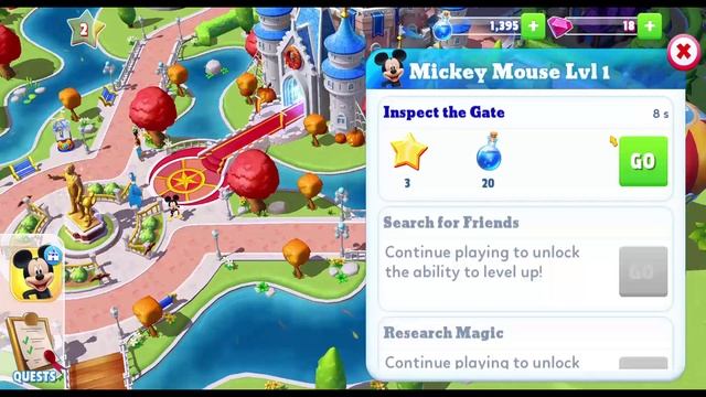 Disney Magic Kingdoms: Build Your Own Magical Park Game Play