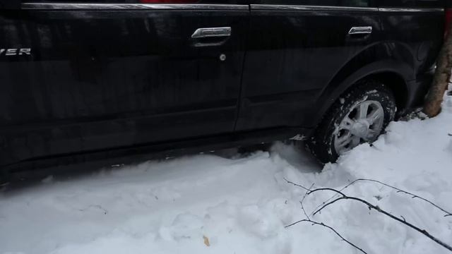 Прикатываю SVR по снегу.