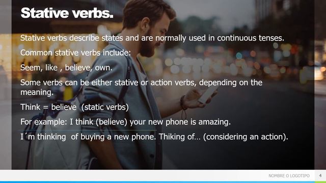 GRAMMAR UNIT 1 PRESENT S AND C STATIVE VERBS^ MISS JESSY ICAM смотреть онлайн