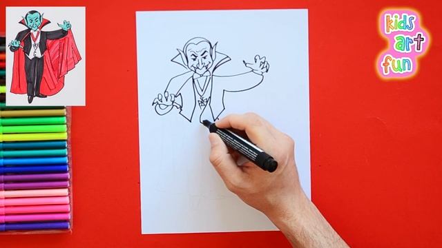 How to draw Count Dracula смотреть онлайн