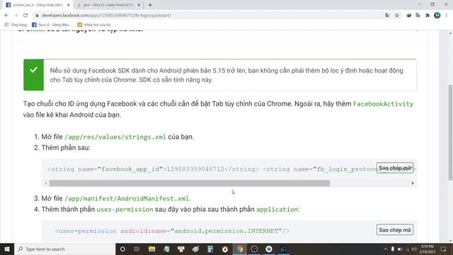 Đăng nhập với Facebook | Android Nâng Cao Bài 6 ( Phần 2 ) смотреть онлайн