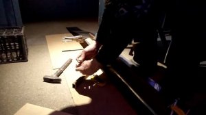 Гнем кромку листа нержавейки без листогиба