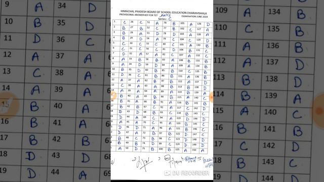 HPBOSE RELEASED PROVISIONAL ANSWER KEY -TET ARTS 2019#Series A,B,C,D#CHECK IT смотреть онлайн
