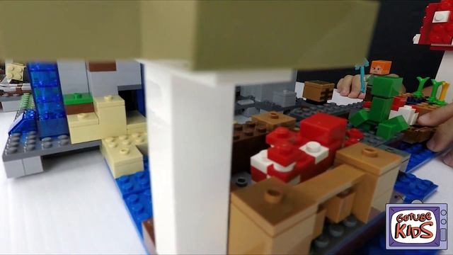 Minecraft LEGO The Mountain Cave Adventure! смотреть онлайн