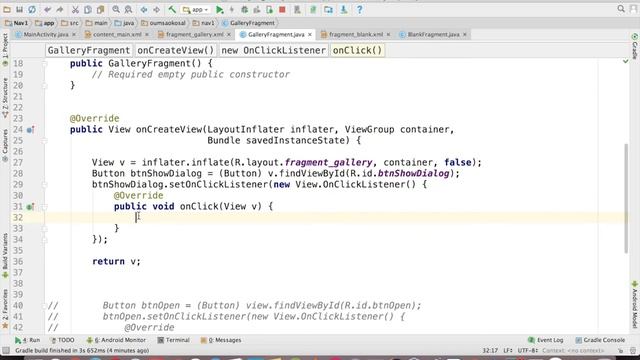 How to Use AlertDialog in Fragment in Android - Navigation Drawer смотреть онлайн