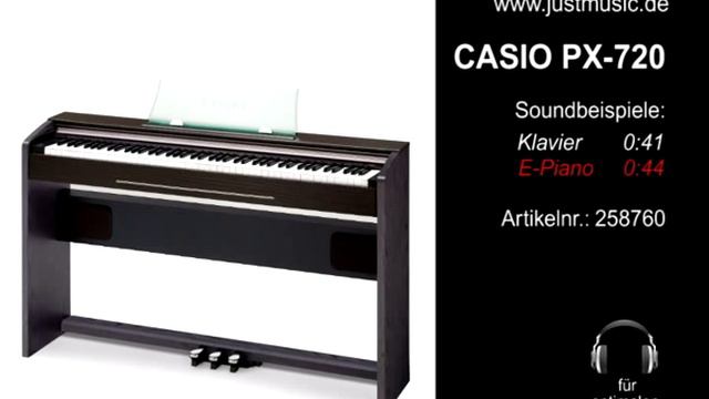 Casio PX-720 ePiano played, recorded directly смотреть онлайн