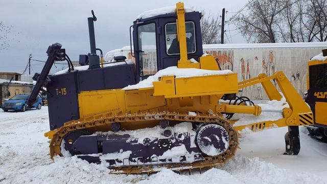 Бульдозер Четра Т15.01 после капитального ремонта от компании ООО "ССМ" г. Чебоксары смотреть онлайн