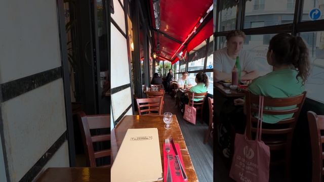 Париж, типичное парижское кафе, ресторан смотреть онлайн