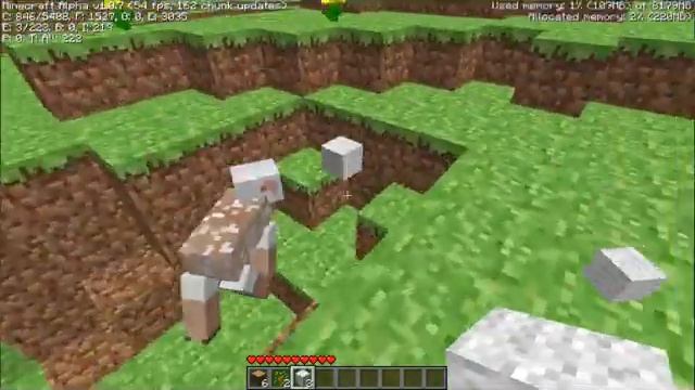 Minecraft Alpha 1.0.7 Gameplay #1 смотреть онлайн