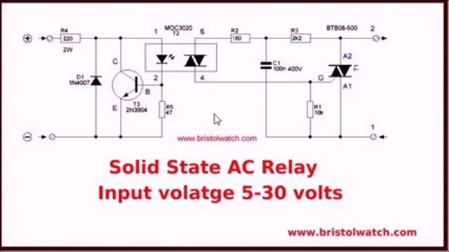 Review AC Relay Circuits Optocouplers Triacs смотреть онлайн