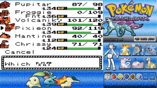 Pokemon Polished Crystal Episode 13 - The Red Gyarados! смотреть онлайн