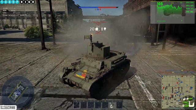 War Thunder RX 570 4GB RYZEN 3 1200 смотреть онлайн
