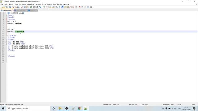 How to add CSS Internal and Inline | CSS Tutorial in Tamil | Part - 3 смотреть онлайн