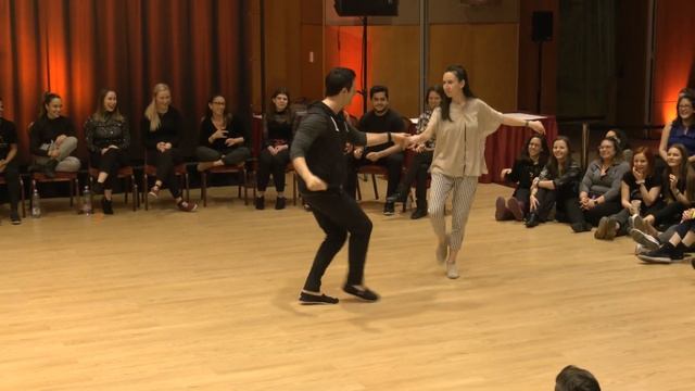 Jordan Frisbee & Marie Pages - Novice Winner's Jack&Jill - Budafest 2023