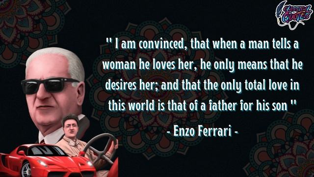 Enzo Ferrari Quotes and Thoughts About Life You Have To Learn Earlier in Life! Its All About Speed! смотреть онлайн
