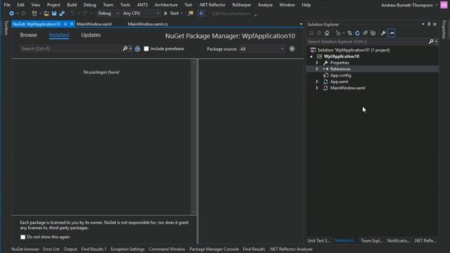 SciChart WPF Tutorial 01 Referencing from NuGet смотреть онлайн