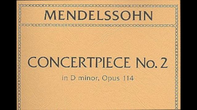 Felix Mendelssohn - Concert Piece op.114 for clarinet, basset horn and orchestra смотреть онлайн