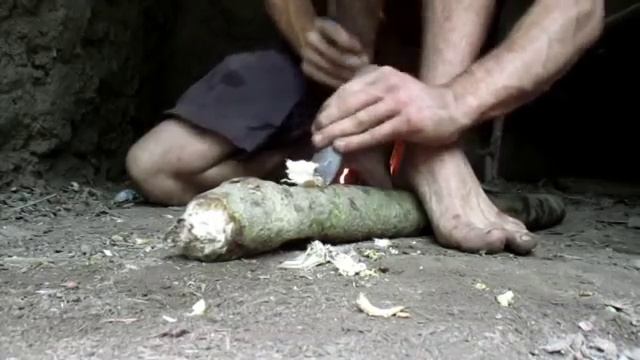 Primitive Technology- Stone Axe (celt) смотреть онлайн