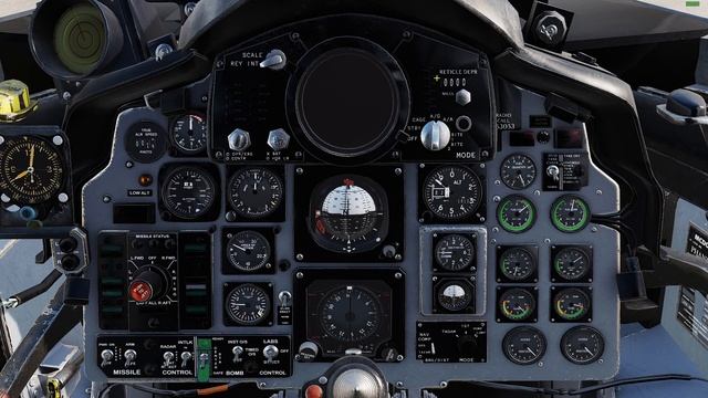DCS F4C Phantom tutorial: Installation, startup, Radar symbology and some cockpit intruments. Part смотреть онлайн