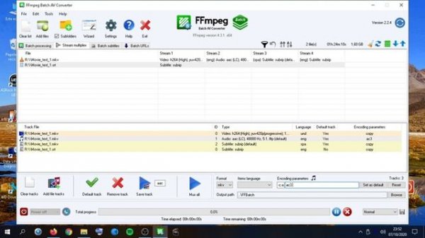 FFmpeg Batch AV Converter - Stream multiplex