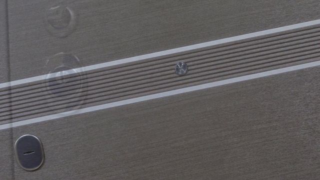 Входные двери ТМ "Патриот". Модель: Estilo. Цвет: горизонт венге серое. Декор из алюминия. смотреть онлайн