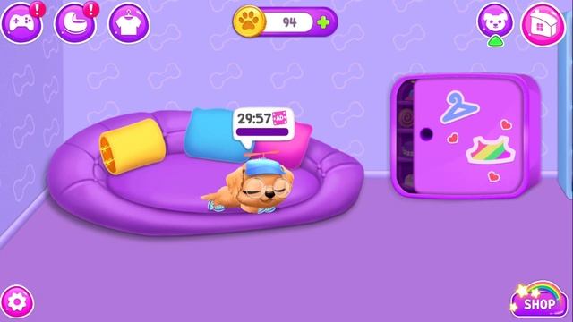 Ухаживаю за Щенком! Дом для Питомцев! Играем в Игру Floof My Pet House ? смотреть онлайн