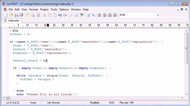 PHP 56 Creating a Find and Replace Application Part 3 смотреть онлайн