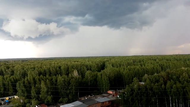 Ураган, шторм, соднце сменилось на ливень, смена погоды за 5 минут смотреть онлайн