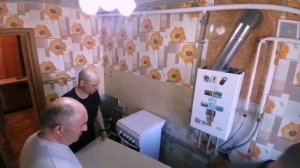 Газовый котел на кухне