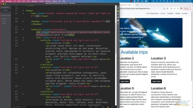 Bootstrap | building out a page layout смотреть онлайн