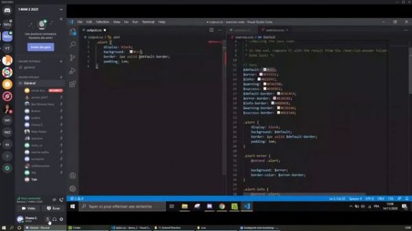 Partials, Media Directive, Extend Directive and @if and @for directives 1MIM2