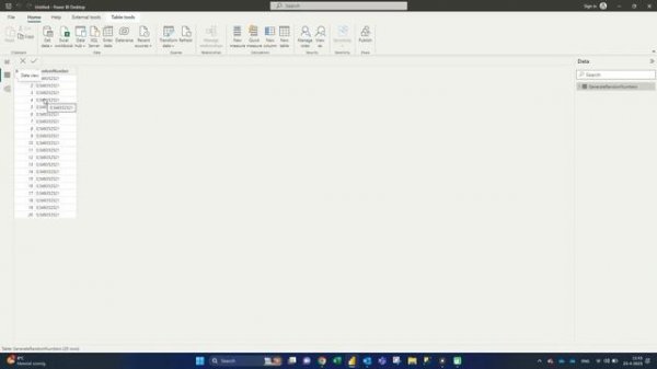 Create Random Numbers in Power Query