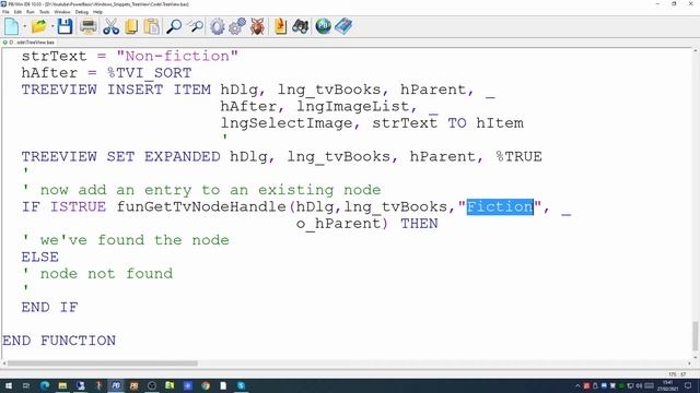 PowerBasic Windows Snippets - TreeView controls Part 1 смотреть онлайн