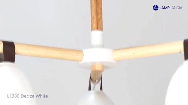 Потолочная люстра Lamplandia L1380 DECIZE WHITE FSC 100% (NC-COC-064615), 3*E27*макс 40Вт смотреть онлайн