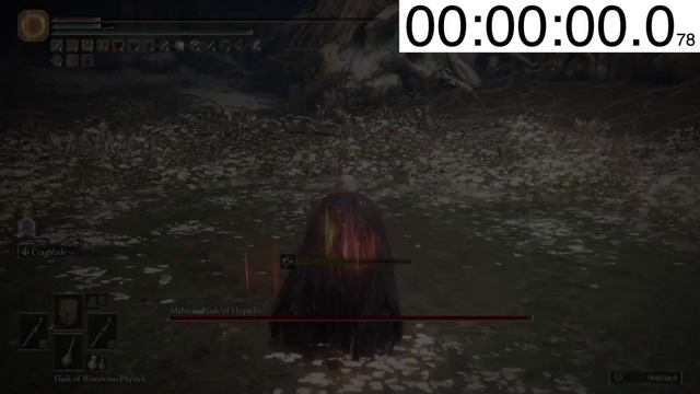 (1.09.1) Malenia in 15 Seconds with Bandit's Curved Swords | NG+7 World Record | Elden Ring смотреть онлайн