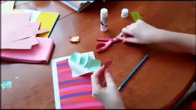 Открытка с цветами/мастер класс от Маруси/8 марта/День Рождения смотреть онлайн